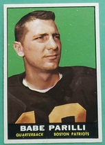 1961 Topps Base Set #175 Babe Parilli