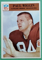 1966 Philadelphia Base Set #51 Paul Wiggin