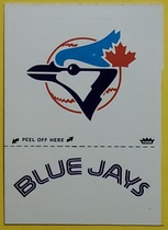1981 Fleer Team Logo Stickers #NNO Blue Jays