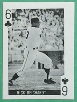 1969 Globe Imports Playing Cards #6C Rick Reichardt