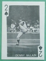 1969 Globe Imports Playing Cards #2S Denny McLain