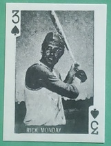 1969 Globe Imports Playing Cards #3S Rick Monday