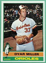 1976 Topps Base Set #555 Dyar Miller