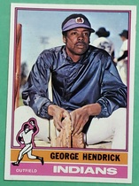 1976 Topps Base Set #570 George Hendrick