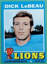 1971 Topps Base Set #154 Dick LeBeau