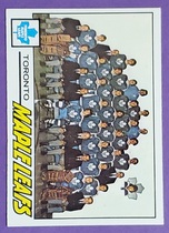 1977 Topps Base Set #86 Maple Leafs Team