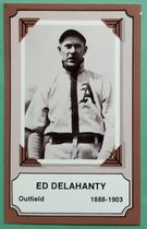 1975 Fleer Pioneers #10 Ed Delahanty