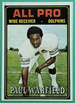 1974 Topps Base Set #128 Paul Warfield