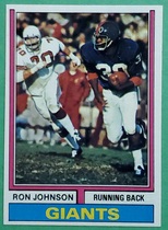 1974 Topps Base Set #180 Ron Johnson