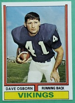 1974 Topps Base Set #293 Dave Osborn