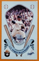 1988 Team Issue Los Angeles Dodgers Smokey #11 Don Drysdale