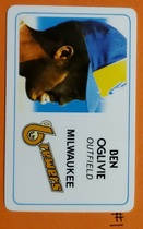 1981 Perma Super Star Credit Cards #30 Ben Oglivie