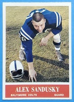 1964 Philadelphia Base Set #10 Alex Sandusky