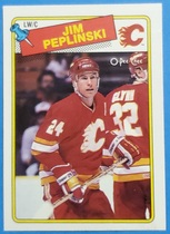 1988 O-Pee-Chee OPC Base Set #243 Jim Peplinski