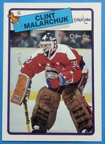 1988 O-Pee-Chee OPC Base Set #25 Clint Malarchuk