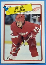 1988 O-Pee-Chee OPC Base Set #28 Petr Klima