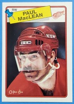 1988 O-Pee-Chee OPC Base Set #38 Paul MacLean