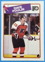 1988 O-Pee-Chee OPC Base Set #100 Dave Poulin