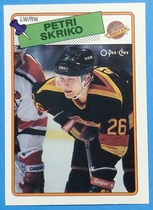 1988 O-Pee-Chee OPC Base Set #137 Petri Skriko