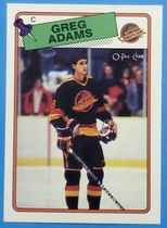 1988 O-Pee-Chee OPC Base Set #162 Greg Adams