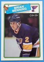 1988 O-Pee-Chee OPC Base Set #174 Brian Benning