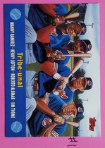 2000 Topps Combos #TC1 Manny Ramirez|Kenny Lofton|Roberto Alomar|Jim Thome