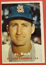 1957 Topps Base Set #98 Alvin Dark