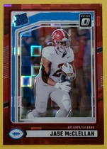 2024 Donruss Rated Rookie Optic Preview Red Pandora #375 Jase Mcclellan
