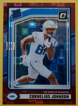 2024 Donruss Rated Rookie Optic Preview Red Pandora #377 Cornelius Johnson