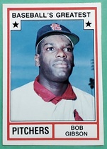 1982 TCMA Greatest Pitchers White Backs #15 Bob Gibson