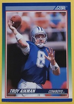 1990 Score 100 Hottest #14 Troy Aikman