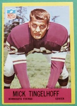 1967 Philadelphia Base Set #107 Mick Tingelhoff