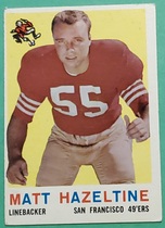1959 Topps Base Set #72 Matt Hazeltine
