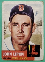 1953 Topps Base Set #40 Johnny Lipon