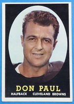 1958 Topps Base Set #91 Don Paul