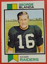 1973 Topps Base Set #25 George Blanda