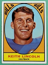 1967 Topps Base Set #15 Keith Lincoln