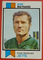 1973 Topps Base Set #175 Don Maynard