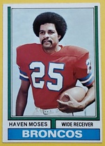 1974 Topps Base Set #295 Haven Moses