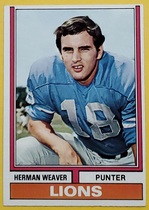 1974 Topps Base Set #301 Herman Weaver