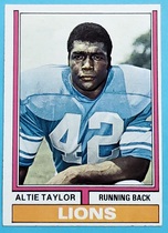 1974 Topps Base Set #412 Altie Taylor