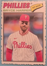 2026 Topps Heritage Deckle Edge #72 Bryce Harper