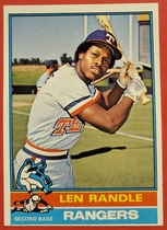 1976 Topps Base Set #31 Len Randle