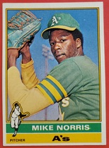 1976 Topps Base Set #653 Mike Norris