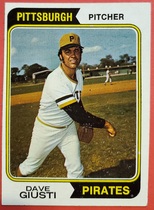 1974 Topps Base Set #82 Dave Giusti