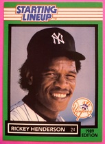 1989 Kenner Starting Lineup Cards #61 Rickey Henderson
