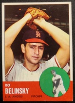 1963 Topps Base Set #33 Bo Belinsky