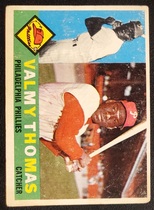 1960 Topps Base Set #167 Valmy Thomas