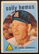 1959 Topps Base Set #527 Solly Hemus