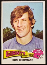 1975 Topps Base Set #308 Don Herrmann